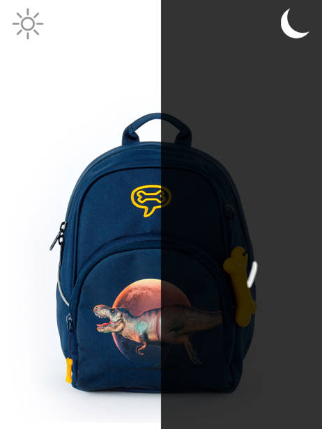 Mini Rugzak Laurel Boys Stones and bones Blauw boys B ander zicht 6