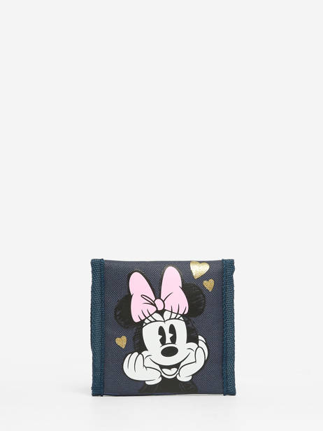 Portefeuille Mickey and minnie mouse Blauw glitter love 2354 ander zicht 2