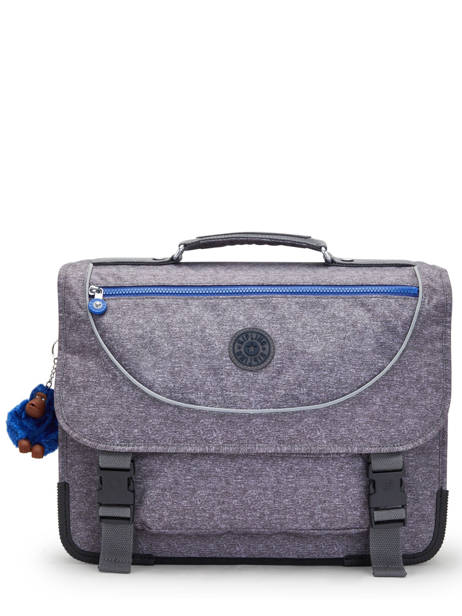 Boekentas 2 Compartimenten Kipling Grijs back to school KI5705