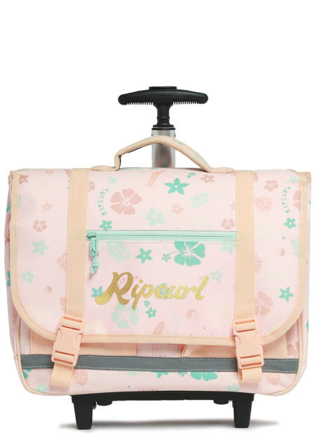 Cartable à Roulettes 2 Compartiments Rip curl Rose seaside breeze SE01BWBA