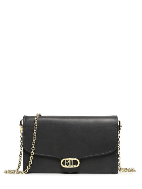 Sac Bandoulire Adair Cuir Lauren ralph lauren Noir adair 31902100