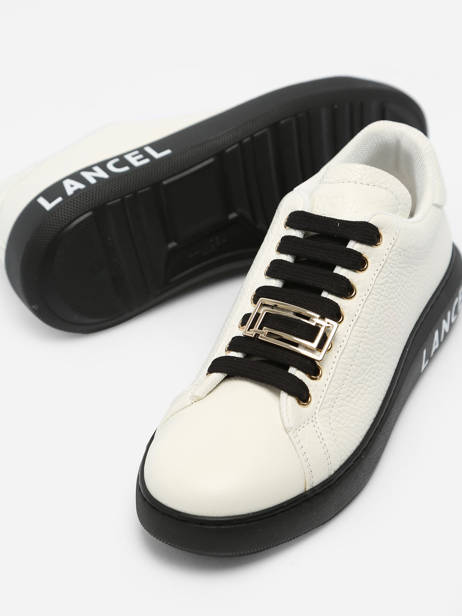 Signature Sneakers Uit Leder Lancel Zwart women A12256 ander zicht 1