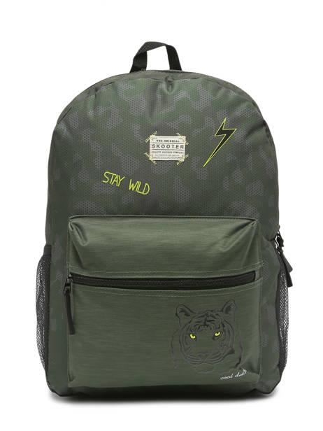 Sac à Dos 2 Compartiments Skooter Vert kind spirit 3504