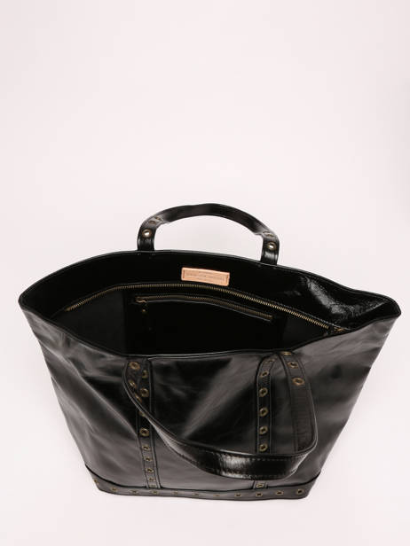 Sac Porté épaule Cabas Cuir Vanessa bruno Noir cabas cuir 82V40409 vue secondaire 3