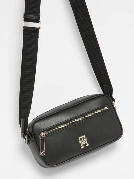 Cross Body Tas Iconic Tommy Tommy hilfiger Zwart iconic tommy AW14873 ander zicht 2