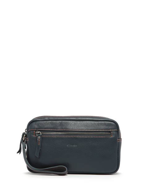 Herenpocket Foulonné Leder Etrier Blauw foulonne EFOU721S