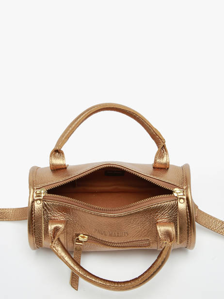 Sac Bandoulière Charlie Cuir  Paul marius Or vintage CHARLIE vue secondaire 3