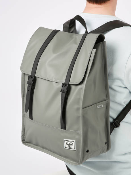 Sac à Dos 1 Compartiment Herschel Gris weather resistant 10999 vue secondaire 1