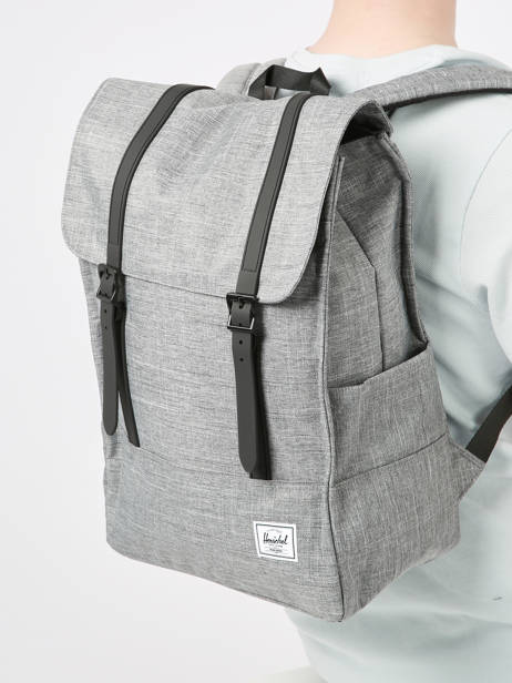 Rugzak 1 Compartiment Herschel Grijs classics 11404 ander zicht 1