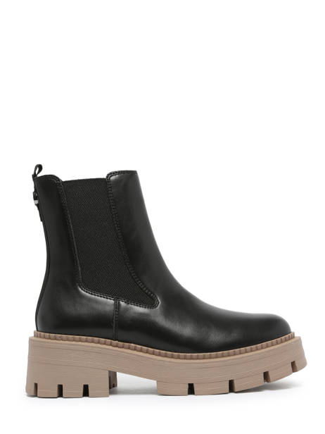 Chelsea Boots Uit Leder Tamaris Zwart women 41