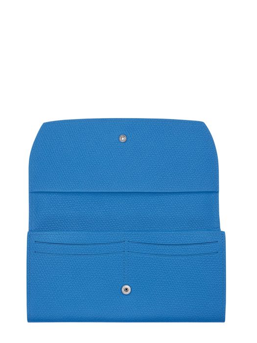 Longchamp Roseau Portefeuille Blauw