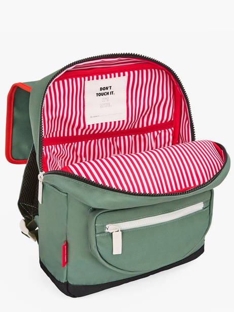 Sac Ã  Dos Hello hossy Vert cool kids 5 vue secondaire 3