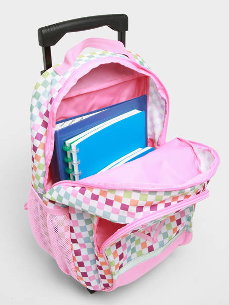 Sac A Dos à Roulettes 2 Compartiments Roxy Rose kids RLBP3060 vue secondaire 3