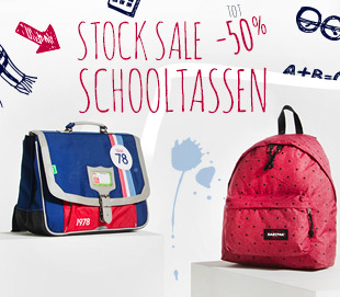 stock sale schooltassen