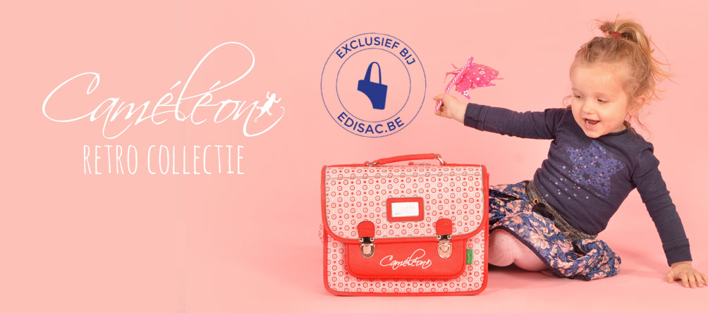 schooltas cameleon retro vintage