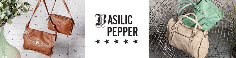 goedkope lederen handtassen Basilic Pepper