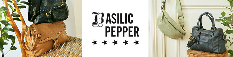goedkope lederen handtassen Basilic Pepper