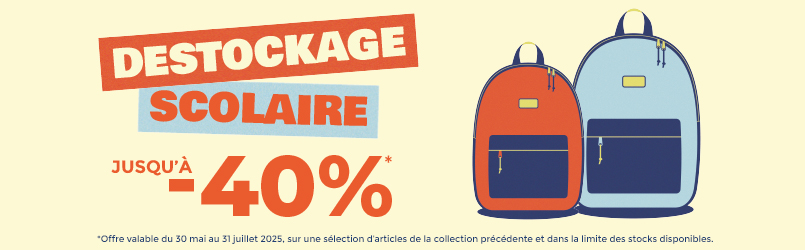 déstockage scolaire